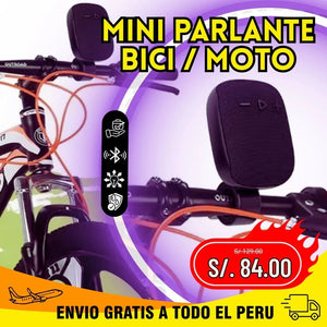 PARLANTE BLUETOOTH PARA MOTO / BICICLETA