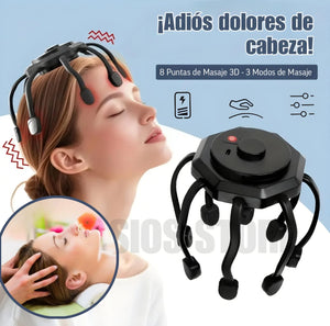 MASAJEADOR DE 8 PUNTOS RECARGABLE