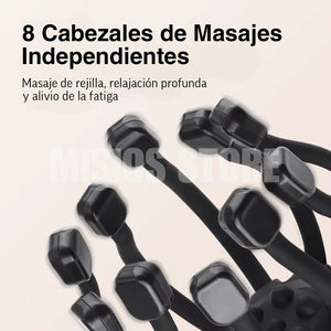 MASAJEADOR DE 8 PUNTOS RECARGABLE